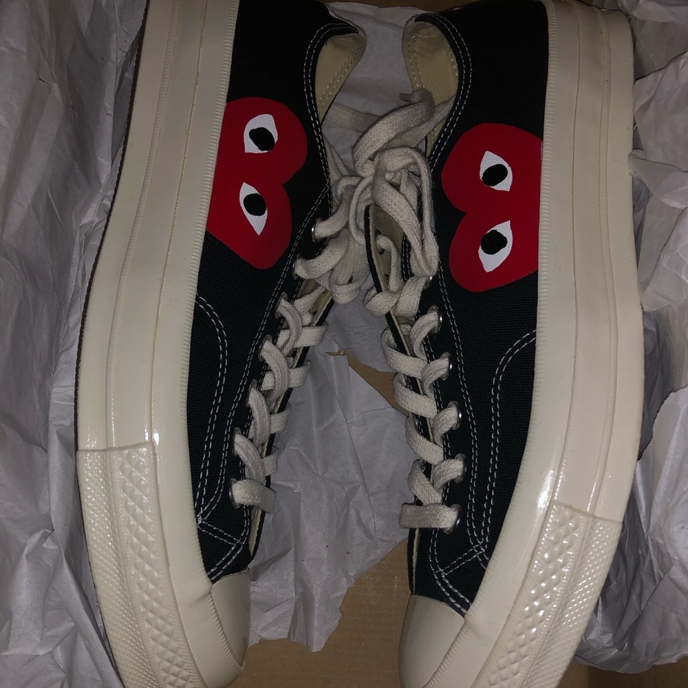 Comme Des Garçon Black Converses